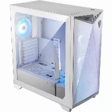 Gabinete Msi Mpg Gungnir 300r Airflow, E-atx, Panel Templado, 4x Vent Rgb, Midi Tower, Blanco